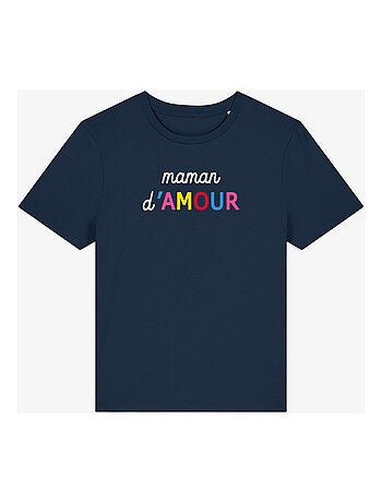 T-shirt femme - maman d'amour colorée waf