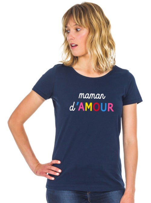 T-shirt Femme - MAMAN D'AMOUR COLORÉE WAF - Kiabi T-shirt Femme - MAMAN D'AMOUR COLORÉE WAF - Kiabi