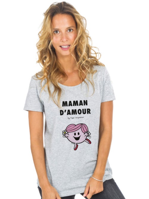T-shirt Femme - MAMAN D'AMOUR - Kiabi