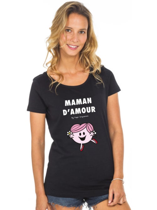 T-shirt Femme - MAMAN D'AMOUR - Kiabi