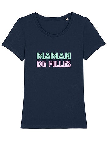 T-shirt femme - maman de filles