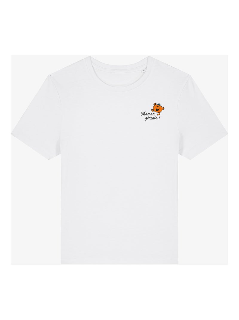 T-shirt Femme - MAMAN GENIALE COEUR Blanc - Kiabi