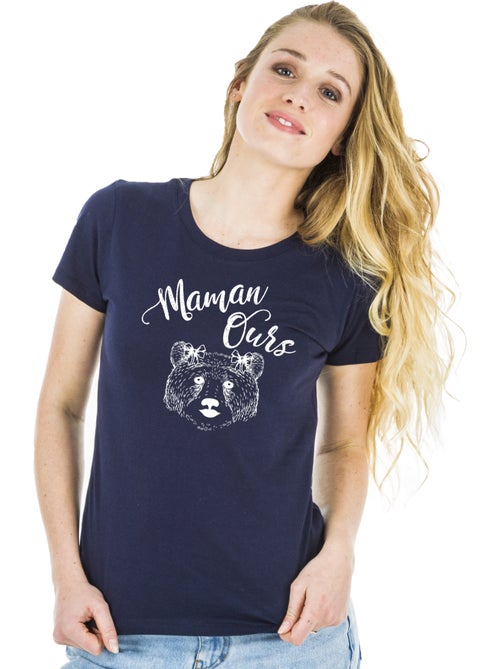 T-shirt Femme - MAMAN OURS - Kiabi T-shirt Femme - MAMAN OURS - Kiabi