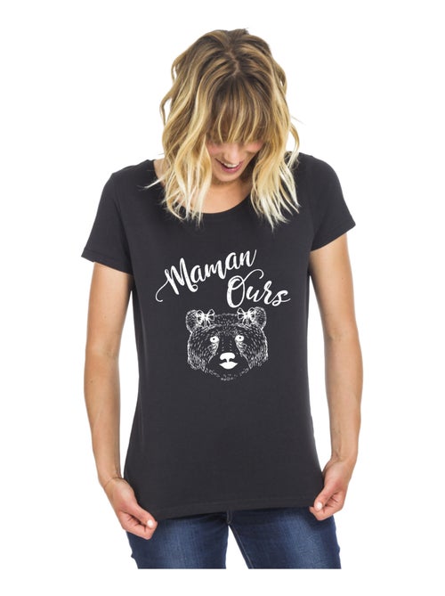 T-shirt Femme - MAMAN OURS - Kiabi T-shirt Femme - MAMAN OURS - Kiabi