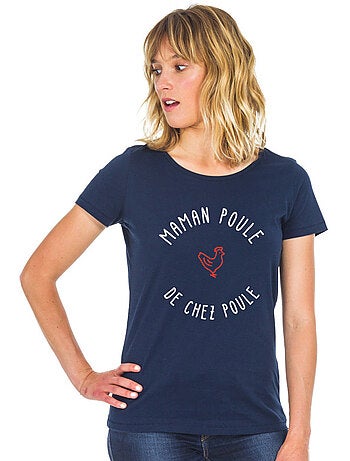T-shirt femme - maman poule de chez poule 2 mpt