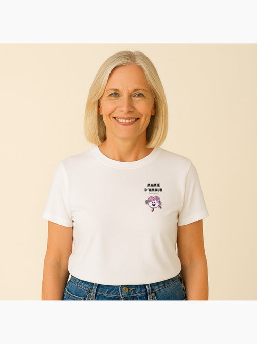 T-shirt Femme - MAMIE D'AMOUR CŒUR - Kiabi T-shirt Femme - MAMIE D'AMOUR CŒUR - Kiabi