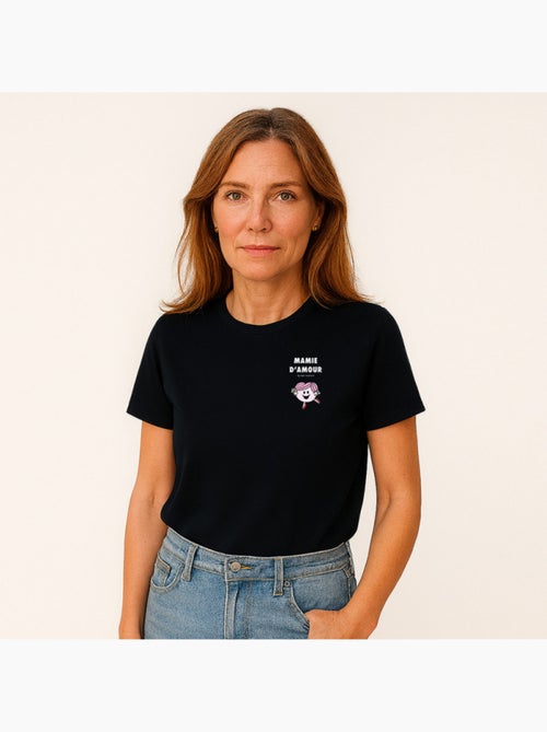 T-shirt Femme - MAMIE D'AMOUR CŒUR - Kiabi T-shirt Femme - MAMIE D'AMOUR CŒUR - Kiabi