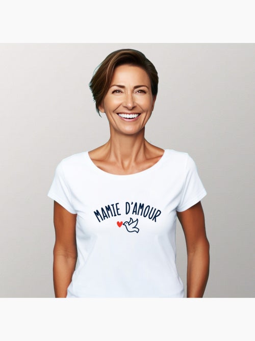 T-shirt Femme - MAMIE D'AMOUR W - Kiabi T-shirt Femme - MAMIE D'AMOUR W - Kiabi