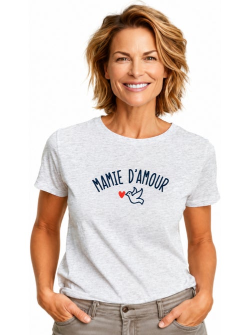 T-shirt Femme - MAMIE D'AMOUR W - Kiabi T-shirt Femme - MAMIE D'AMOUR W - Kiabi