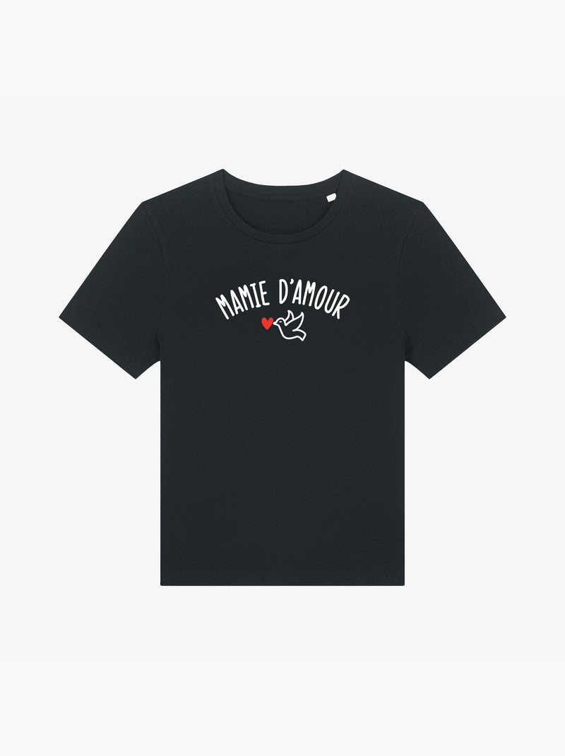 T-shirt Femme - MAMIE D'AMOUR W Noir - Kiabi