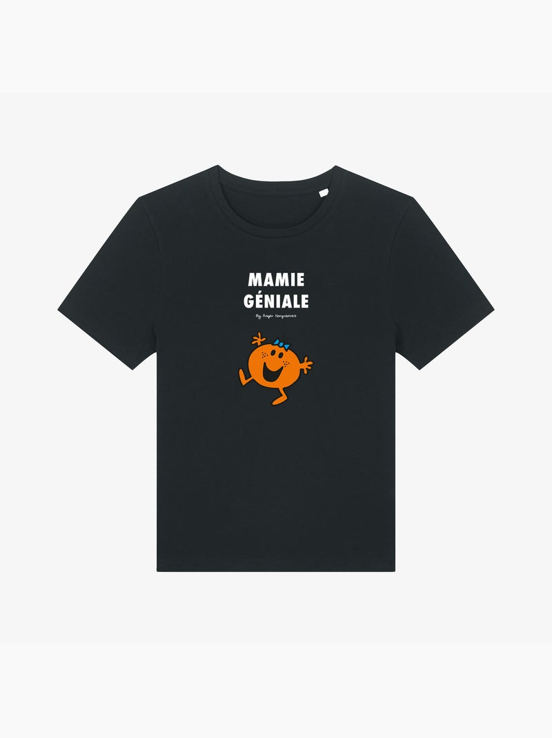 T-shirt Femme - MAMIE GÉNIALE Noir - Kiabi