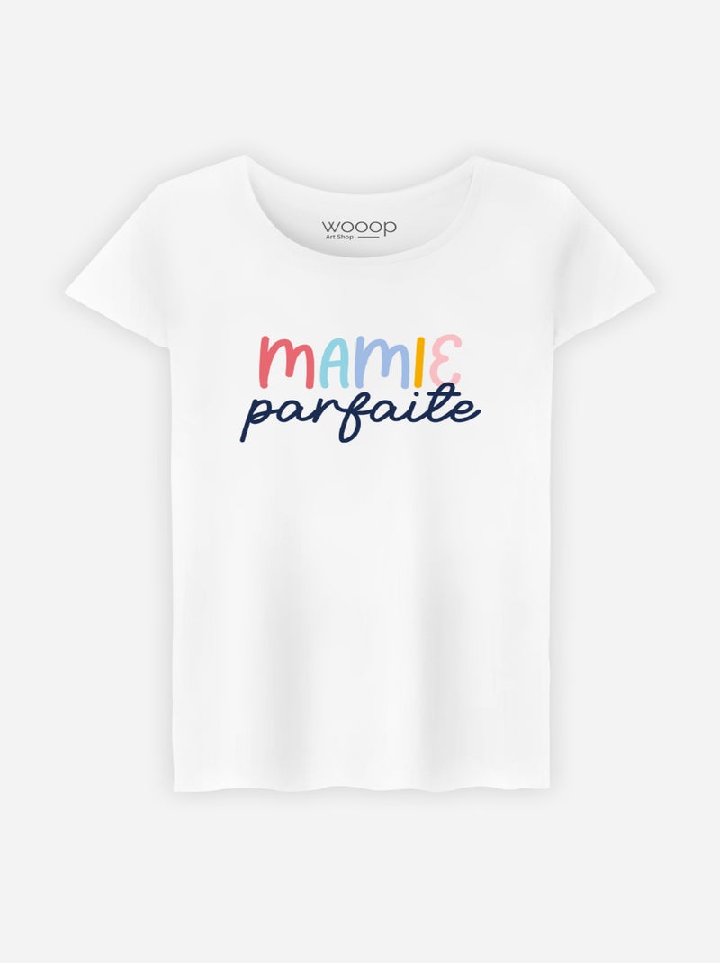 T-shirt Femme - MAMIE PARFAITE Blanc - Kiabi