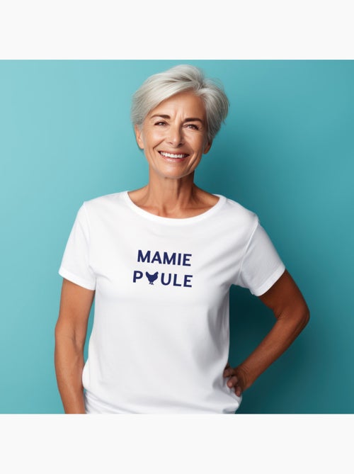 T-shirt Femme - MAMIE POULE 2 WAF - Kiabi T-shirt Femme - MAMIE POULE 2 WAF - Kiabi