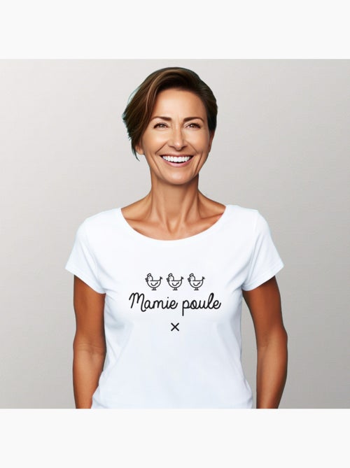 T-shirt Femme - MAMIE POULE - Kiabi