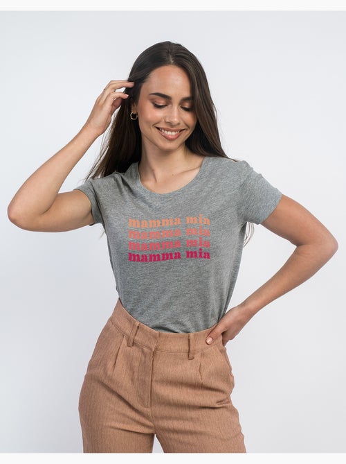 T-shirt Femme - MAMMA MIA - Kiabi T-shirt Femme - MAMMA MIA - Kiabi