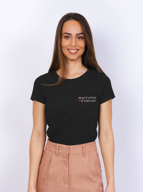 T-shirt Femme - MARRAINE D AMOUR 3 - Kiabi T-shirt Femme - MARRAINE D AMOUR 3 - Kiabi