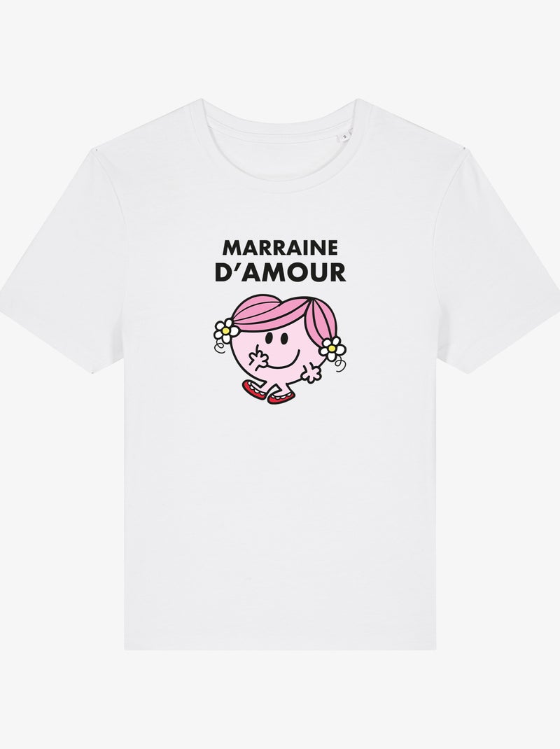 T-shirt Femme - MARRAINE D AMOUR Blanc - Kiabi