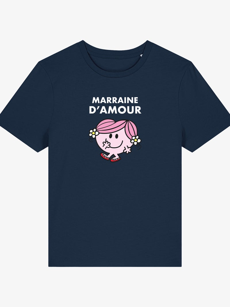 T-shirt Femme - MARRAINE D AMOUR Bleu marine - Kiabi