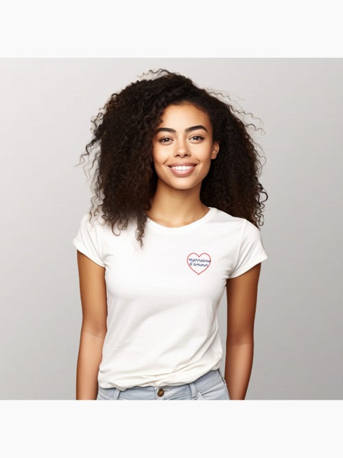T-shirt Femme - MARRAINE D'AMOUR - COEUR - Kiabi T-shirt Femme - MARRAINE D'AMOUR - COEUR - Kiabi