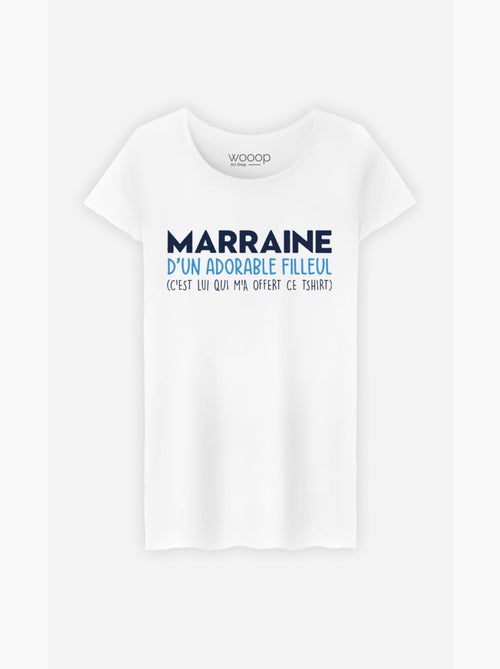T-shirt Femme - MARRAINE D'UN ADORABLE FILLEUL - Kiabi T-shirt Femme - MARRAINE D'UN ADORABLE FILLEUL - Kiabi