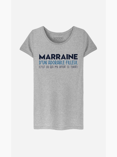 T-shirt Femme - MARRAINE D'UN ADORABLE FILLEUL - Kiabi T-shirt Femme - MARRAINE D'UN ADORABLE FILLEUL - Kiabi