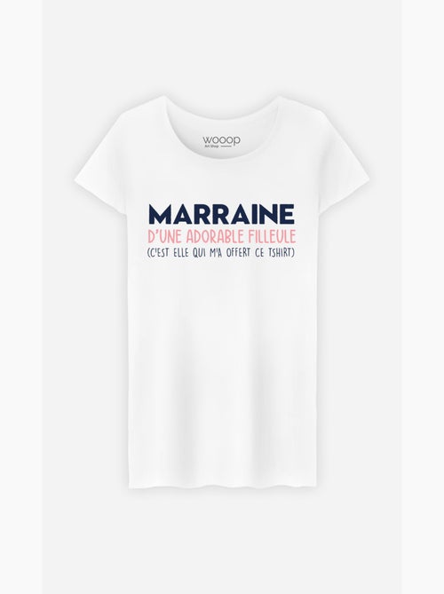 T-shirt Femme - MARRAINE D'UNE ADORABLE FILLEULE - Kiabi T-shirt Femme - MARRAINE D'UNE ADORABLE FILLEULE - Kiabi
