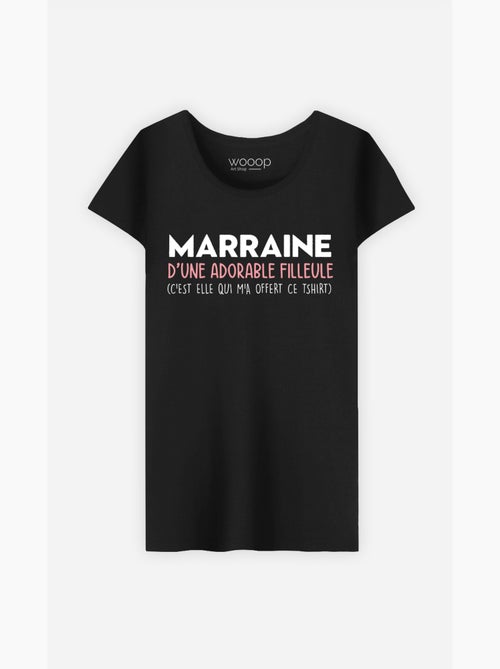 T-shirt Femme - MARRAINE D'UNE ADORABLE FILLEULE - Kiabi