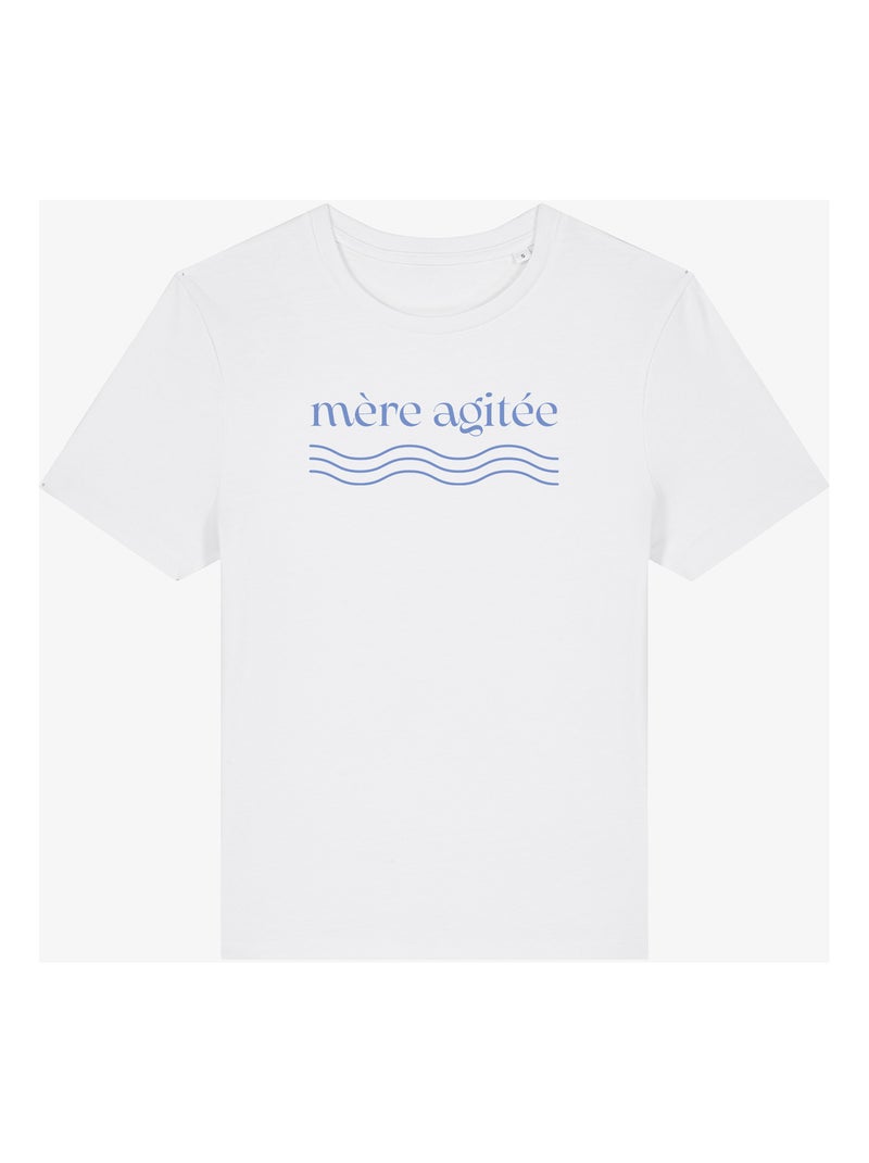 T-shirt Femme - MERE AGITEE Blanc - Kiabi