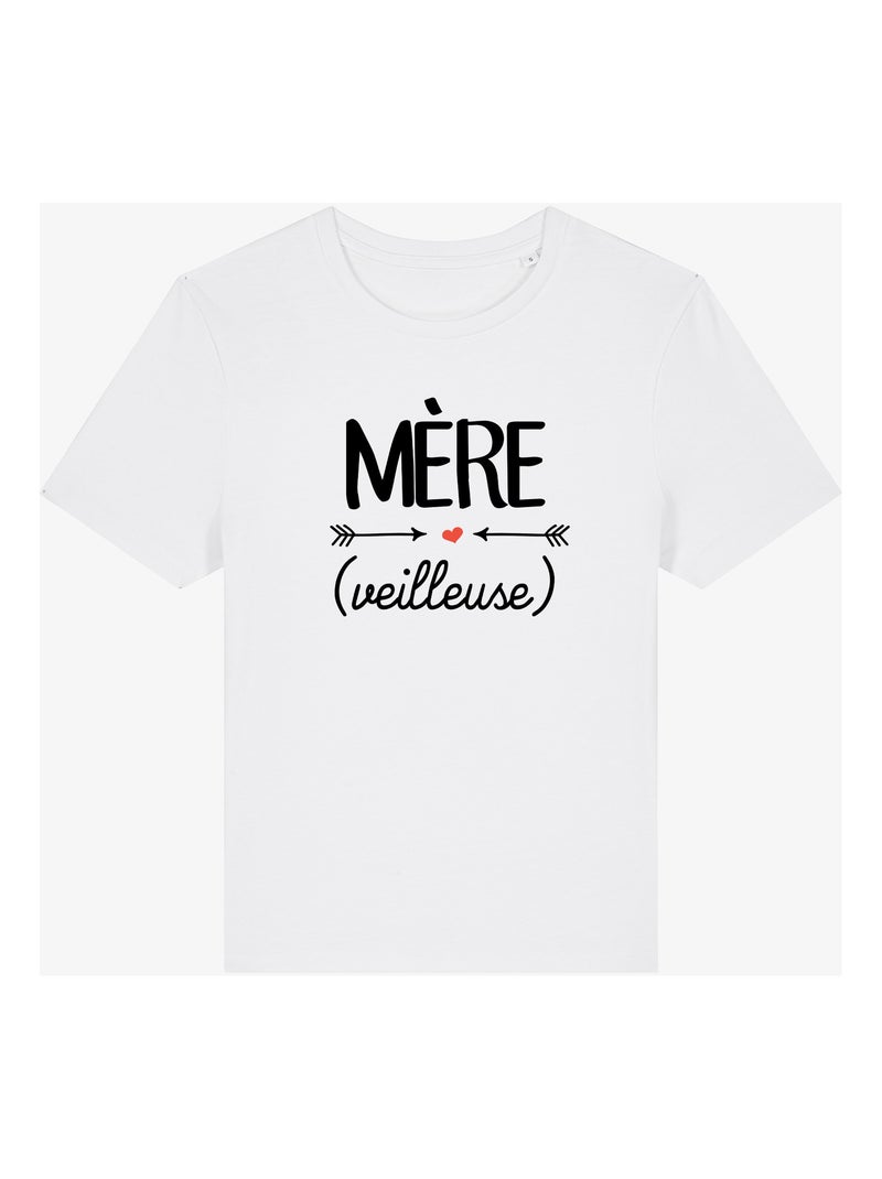 T-shirt Femme - MÈRE (VEILLEUSE) Blanc - Kiabi