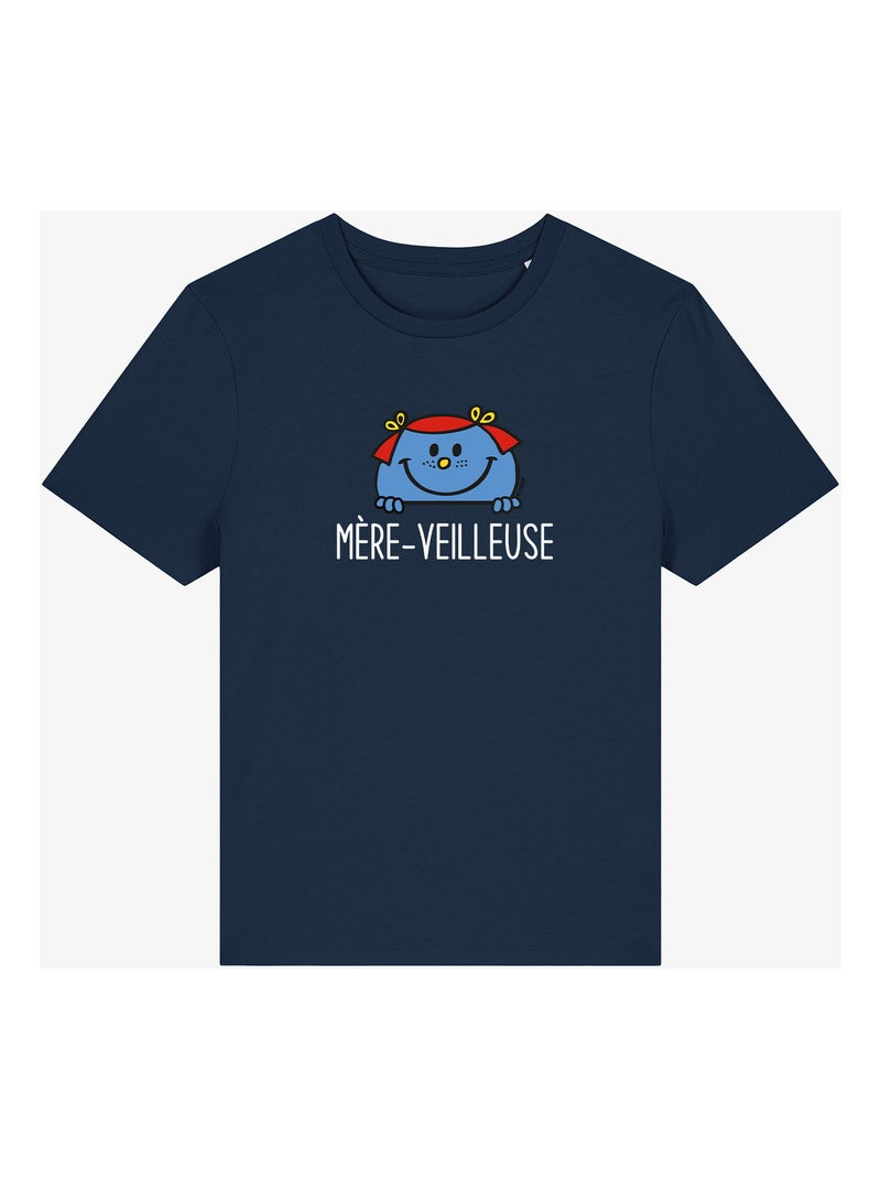 T-shirt Femme - MERE VEILLEUSE Bleu marine - Kiabi