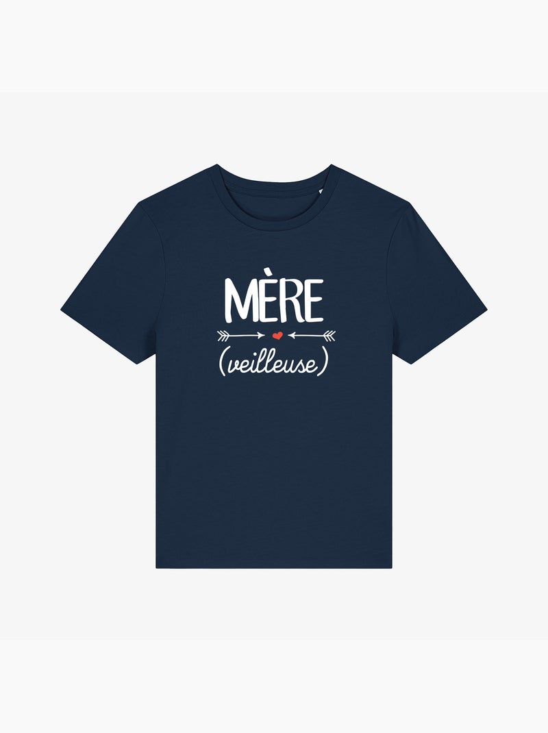 T-shirt Femme - MÈRE (VEILLEUSE) Bleu marine - Kiabi