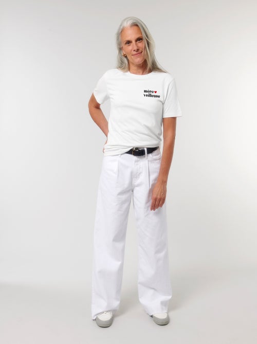 T-shirt Femme - MERE VEILLEUSE COEUR 2 - Kiabi