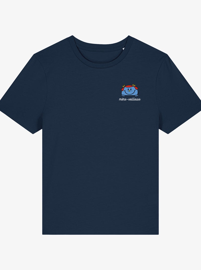T-shirt Femme - MERE VEILLEUSE COEUR Bleu marine - Kiabi