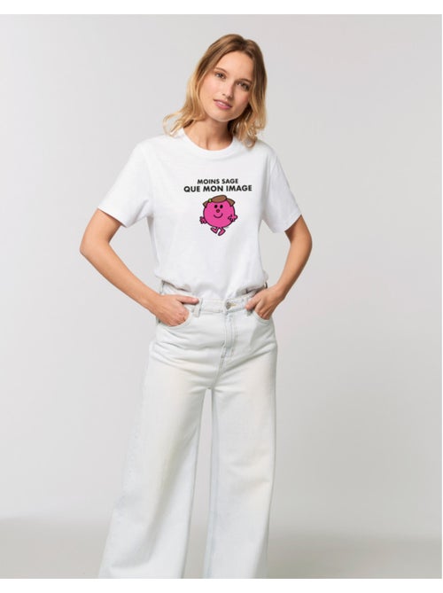 T-shirt Femme - MOINS SAGE QUE MON IMAGE - Kiabi T-shirt Femme - MOINS SAGE QUE MON IMAGE - Kiabi