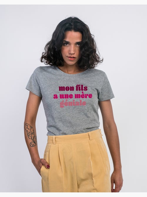 T-shirt Femme - MON FILS A UNE MÈRE GÉNIALE - Kiabi T-shirt Femme - MON FILS A UNE MÈRE GÉNIALE - Kiabi