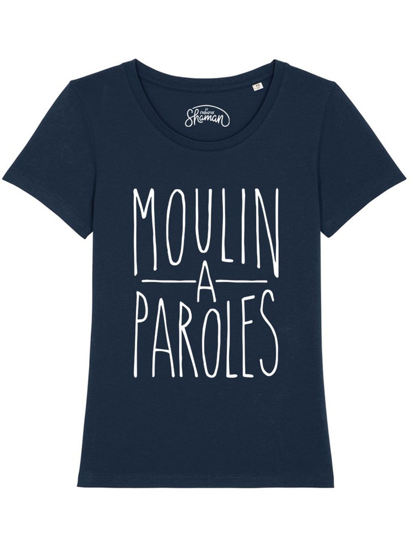 T-shirt Femme - MOULIN A PAROLES Bleu marine - Kiabi