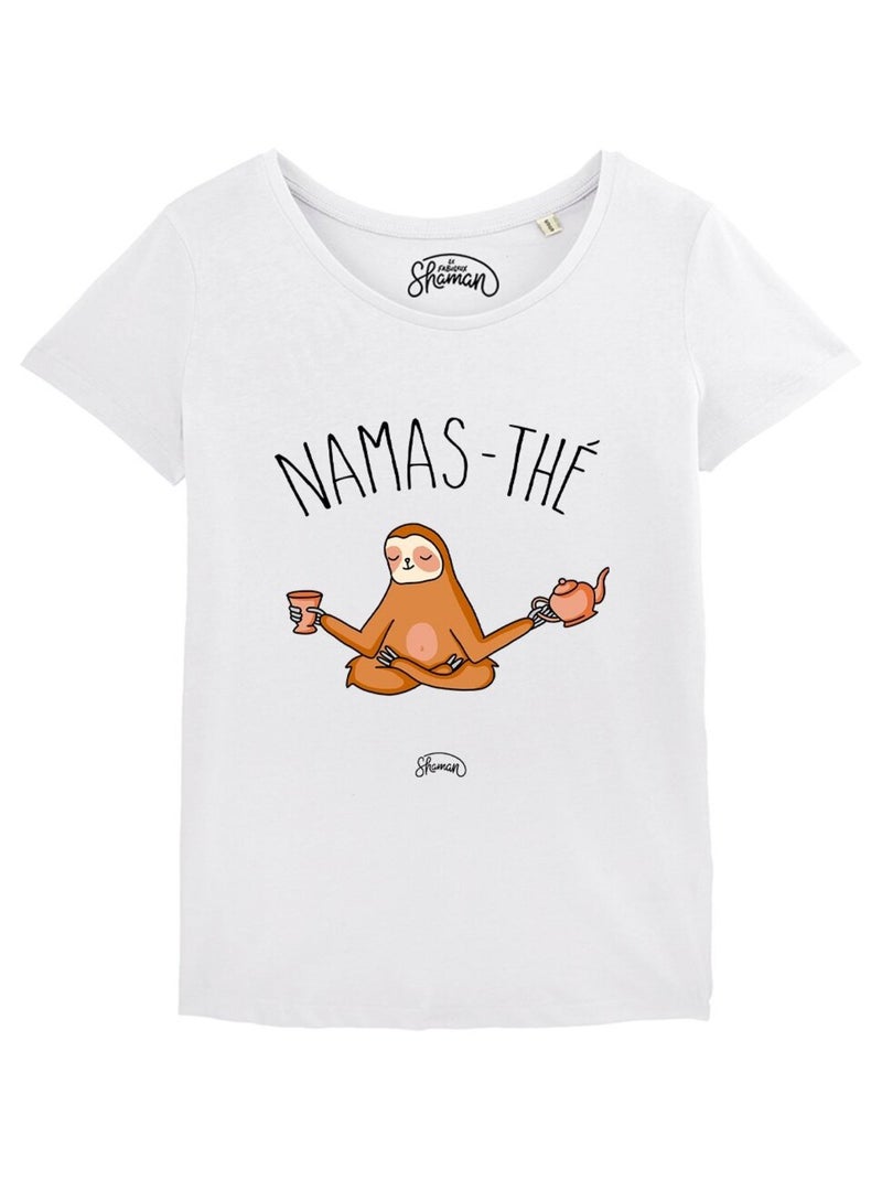 T-shirt Femme - NAMASTHE Blanc - Kiabi