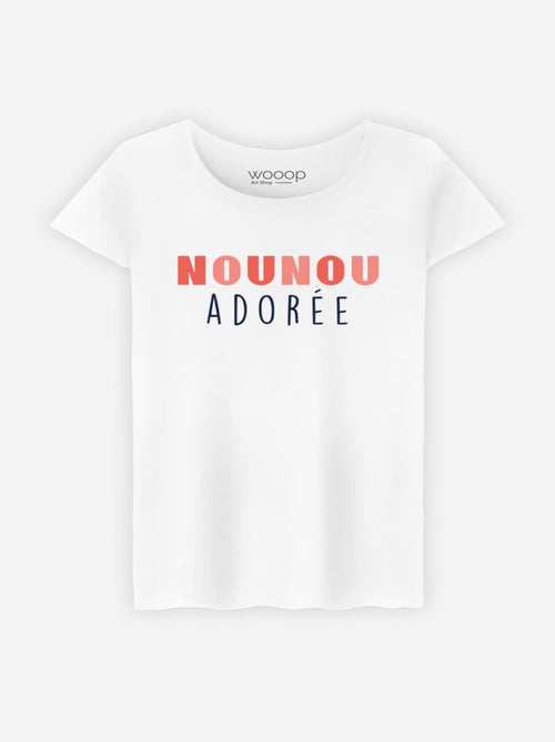 T-shirt Femme - NOUNOU ADOREE - Kiabi T-shirt Femme - NOUNOU ADOREE - Kiabi