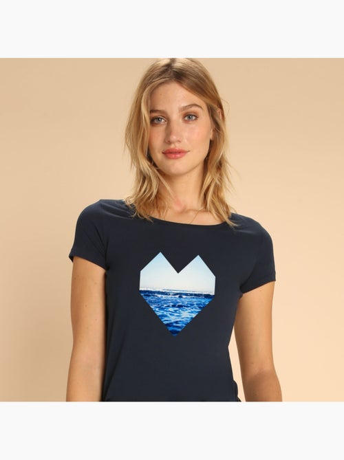 T-shirt Femme - OCEAN HEART - Kiabi T-shirt Femme - OCEAN HEART - Kiabi