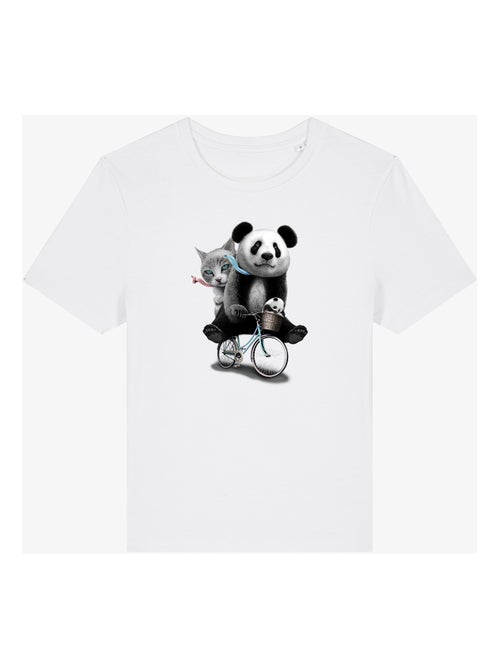 T-shirt Femme - PANDA BICYCLE - Kiabi T-shirt Femme - PANDA BICYCLE - Kiabi