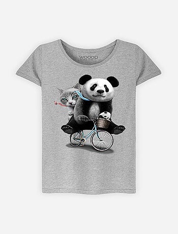T-shirt Femme - PANDA BICYCLE