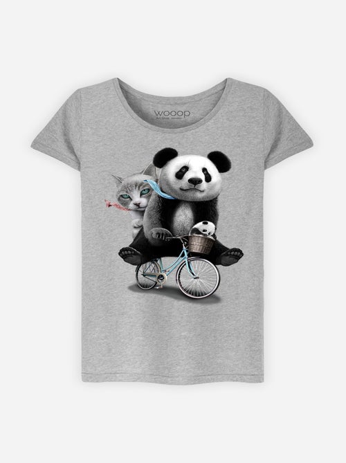 T-shirt Femme - PANDA BICYCLE - Kiabi T-shirt Femme - PANDA BICYCLE - Kiabi