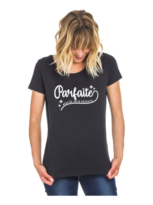 T-shirt Femme - PARFAITE AVEC DE JOLIS DÉFAUTS - Kiabi T-shirt Femme - PARFAITE AVEC DE JOLIS DÉFAUTS - Kiabi