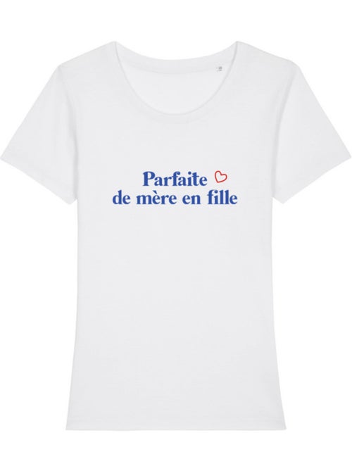 T-shirt Femme - PARFAITE DE MÈRE EN FILLE WAF - Kiabi T-shirt Femme - PARFAITE DE MÈRE EN FILLE WAF - Kiabi