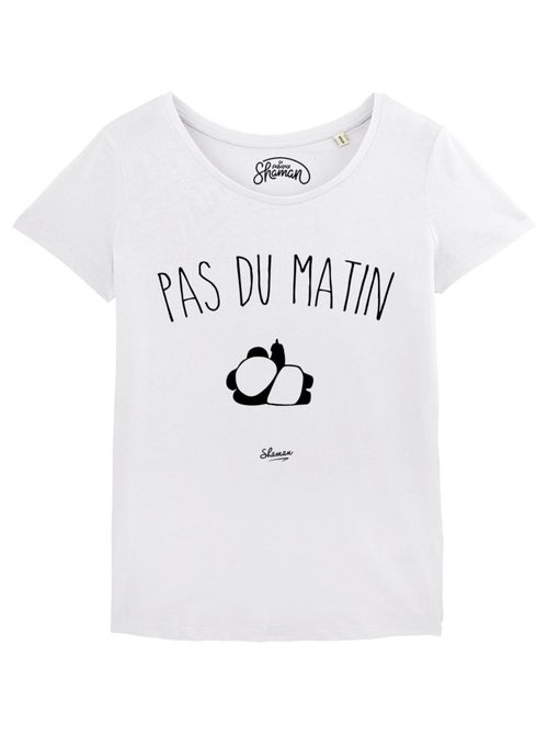 T-shirt Femme - PAS DU MATIN - Kiabi T-shirt Femme - PAS DU MATIN - Kiabi