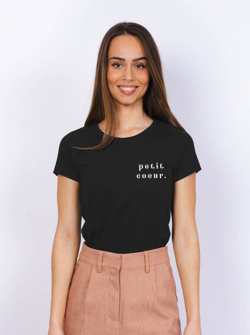 T-shirt Femme - PETIT COEUR - Kiabi T-shirt Femme - PETIT COEUR - Kiabi