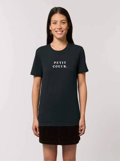 T-shirt Femme - PETIT COEUR ROSE WAF - Kiabi