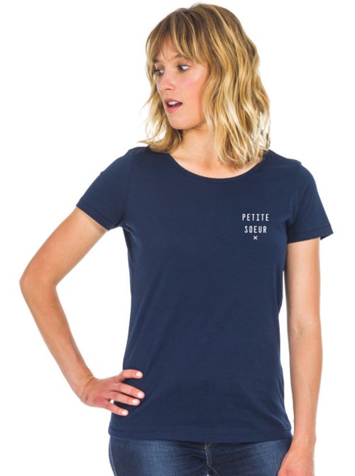 T-shirt Femme - PETITE SŒUR X CŒUR WAF - Kiabi T-shirt Femme - PETITE SŒUR X CŒUR WAF - Kiabi