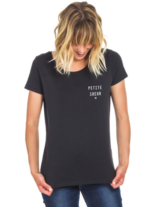T-shirt Femme - PETITE SŒUR X CŒUR WAF - Kiabi T-shirt Femme - PETITE SŒUR X CŒUR WAF - Kiabi