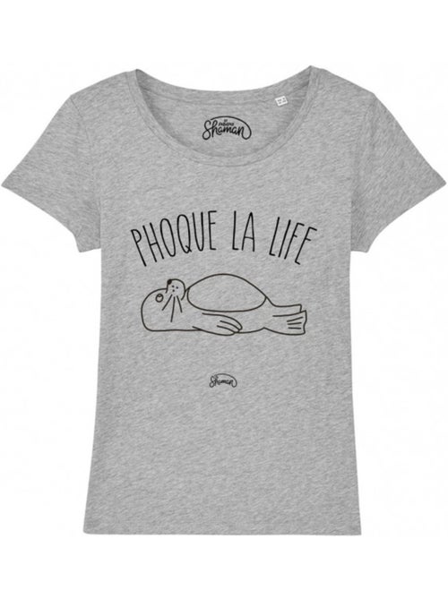 T-shirt Femme - PHOQUE LA LIFE - Kiabi T-shirt Femme - PHOQUE LA LIFE - Kiabi